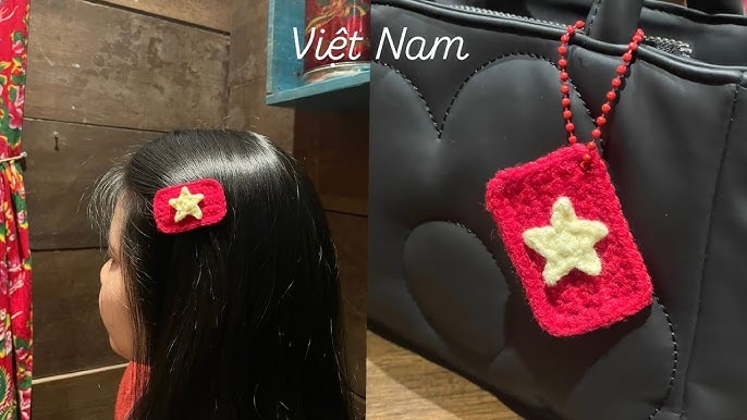kẹp tóc lá cờ