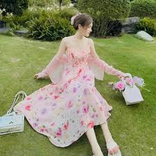 Váy voan 2 dây gợi cảm