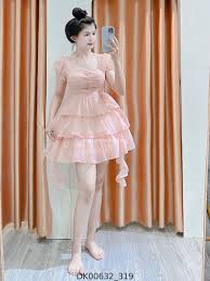 Váy voan tiểu thư